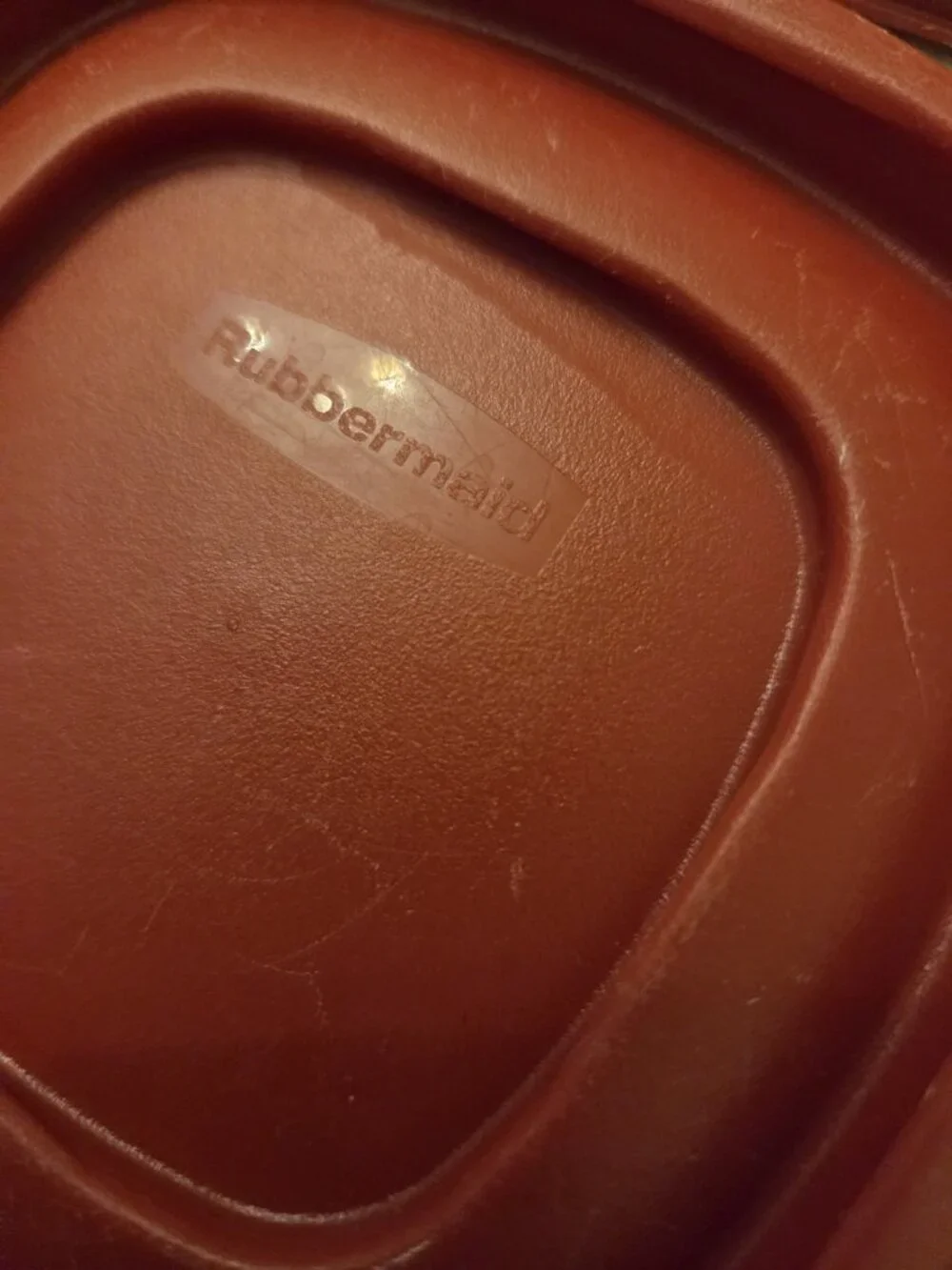 6 Rubbermaid 7J58 Red Easy Find Storage Container REPLACEMENT LIDS ONLY
